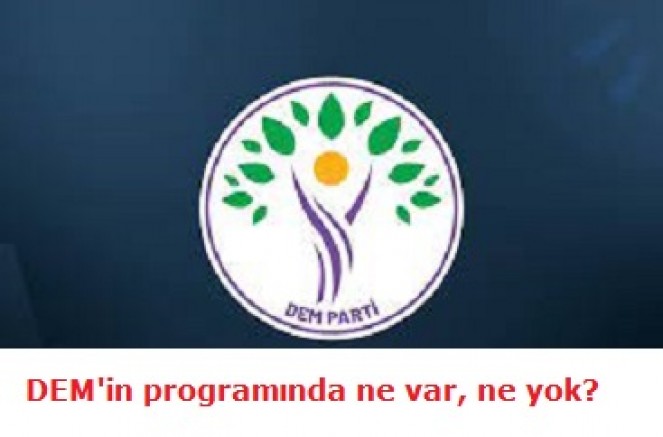 DEM’in programında ne var, ne yok?