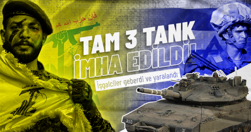 Hizbullah işgal tanklarını vurdu! İçindekiler öldü ve yaralandı...