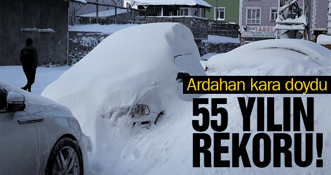 55 yılın kar rekoru kırıldı!