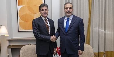 Bakan Fidan, Barzani ile görüştü!