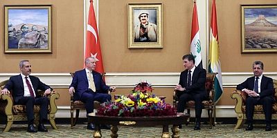 Cumhurbaşkanı Erdoğan Barzani ile görüştü!