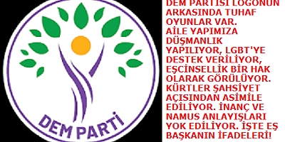 DEM Parti'nin Diyarbakır adayı, aileye gerici, sapkınlığa özgürlük diyor