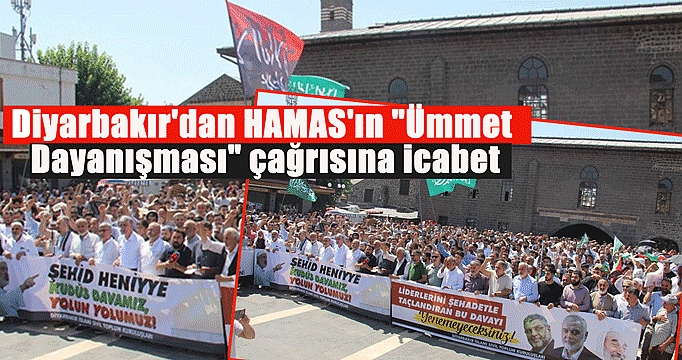 Diyarbakır'dan HAMAS'ın 