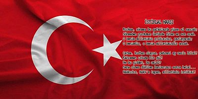 İstiklal Marşı Bozkurt işareti yapılarak okunmaz!
