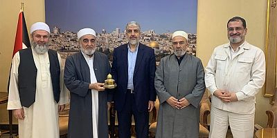 İTTİHADUL ULEMA heyeti HAMAS lideri Meşal ile bir araya geldi