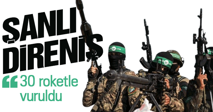 Kassam'dan şanlı direniş!