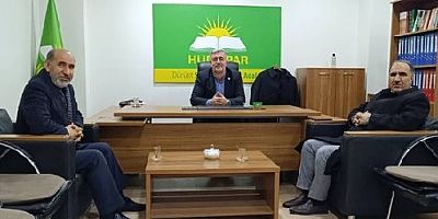Kaya kardeşlerden Hüda Par il başkanı Zeymülabidin Gülsever’e hayırlı olsun ziyareti