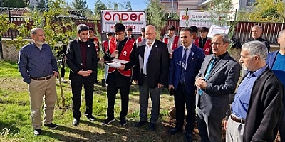 ÖNDER, GAZZE VE 15 TEMMUZ ŞEHİTLERİ ADINA FİDANLAR DİKTİ