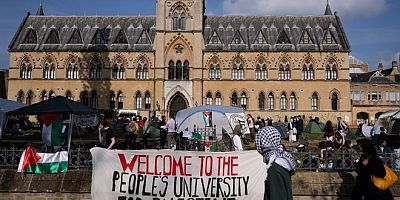 Oxford Üniversitesi'ndeki Filistin'e destek eylemi 5. gününde!