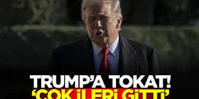 Trump'a Tokat gibi cevap