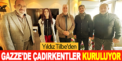 Yıldız Tilbe'den Gazze'de Çadırkentler kuruluyor